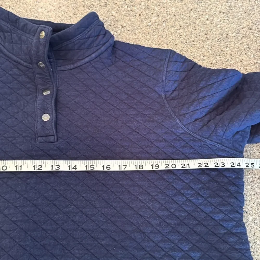 DULUTH Trading Company Quilted Snap Pullover Sweatshirt - Picture 9 of 12